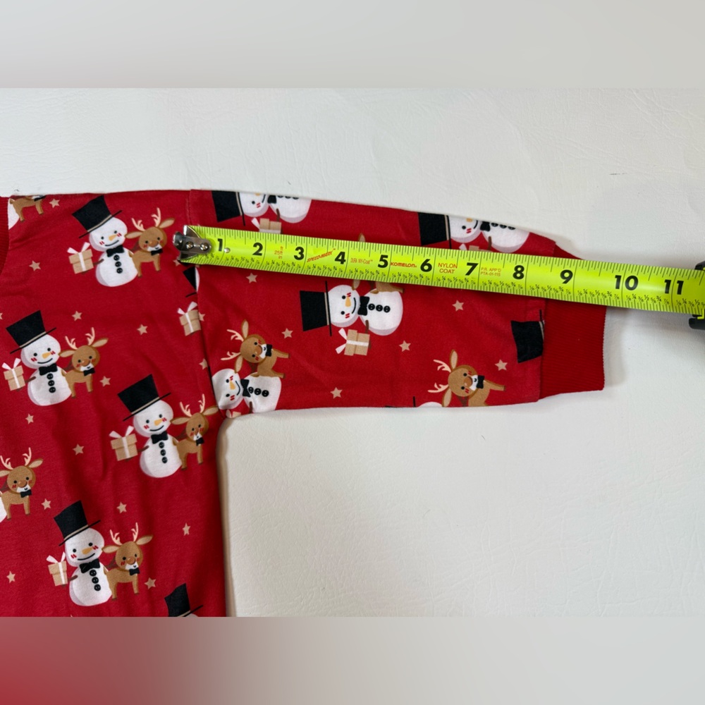 Baby unisex Christmas Romper Snowman Santa Print 18-24 mon. (Bin Z) - Picture 3 of 11